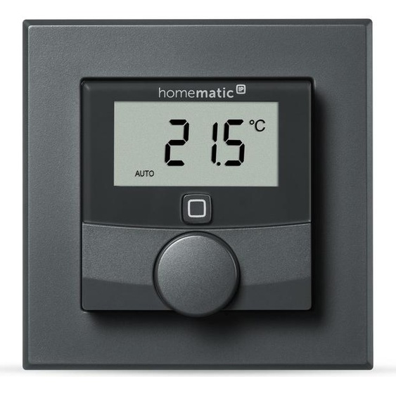 Homematic IP Smart Home Thermostat mural HmIP-WTH-A avec capteur dhumidité, anthracite