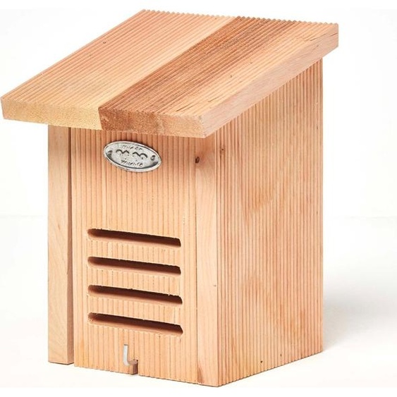 HOMESCAPES Maison de la coccinelle Hôtel pour insectes en aulne véritable