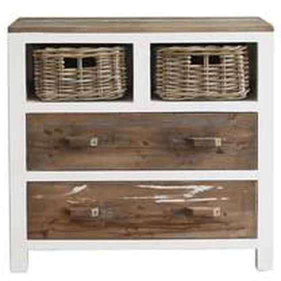 HONFLEUR  Commode en bois recyclé massif 80 cm