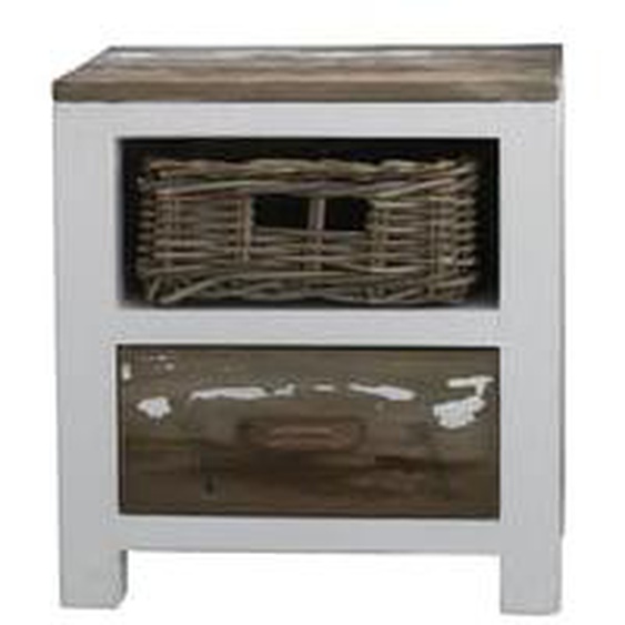 HONFLEUR  Table de chevet en bois recyclé massif