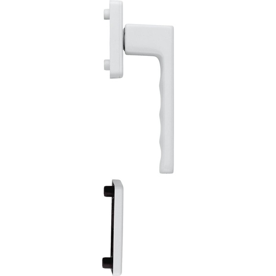 HOPPE Demi-garniture de poignée de fenêtre TOULON intérieur, aluminium blanc