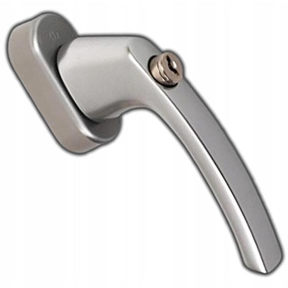 Hoppe Luxembourg Secustik Poignée Fenêtre Aluminium avec Clé