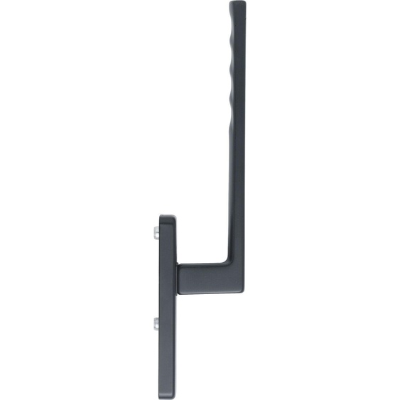 HOPPE poignée de porte coulissante à levage TOULON intérieur PZ, longueur 253, aluminium noir mat