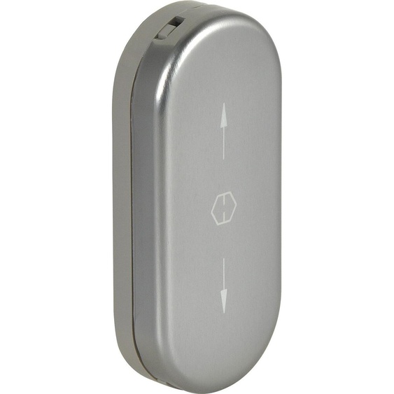 HOPPE Rosace pour poignée de fenêtre, aluminium effet inox