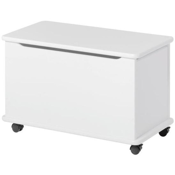 HOPPEKIDS Coffre de rangement contemporain laqué blanc - L 73 cm