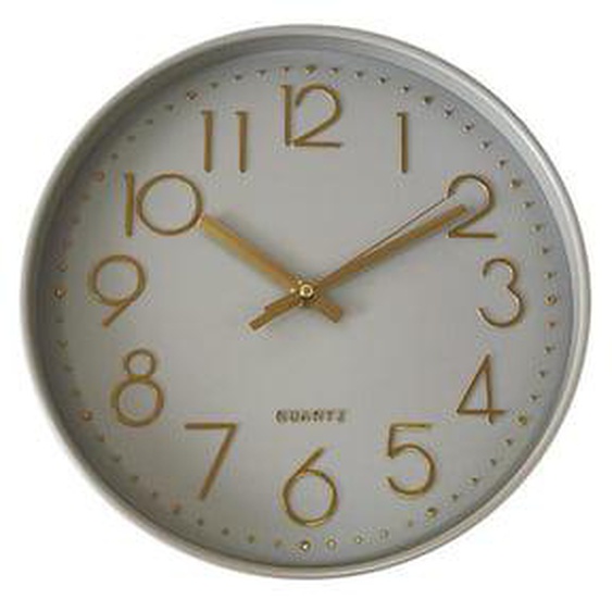 Horloge color block gris 30.5cm