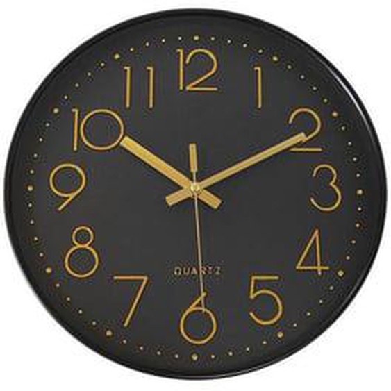 Horloge color block noir 30.5cm