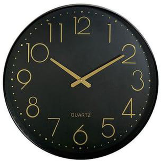 Horloge color block noir 50.9cm