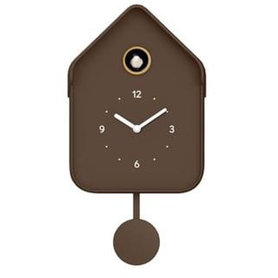 Horloge coucou chocolat 20.6x39cm