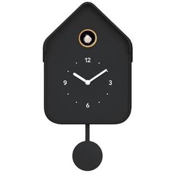 Horloge coucou noir 20.6x39cm