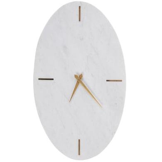 Horloge ovale Marbre  52 cm