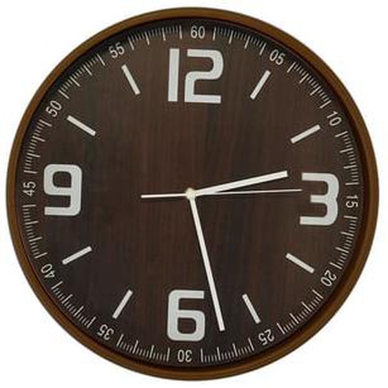 Horloge ronde en bois 32cm