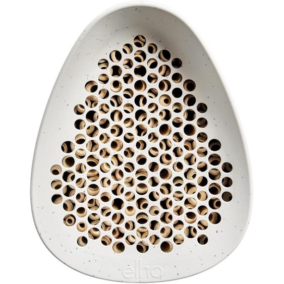 Hôtel à abeilles, 18 cm, plastique recyclé, couleur gris fibre