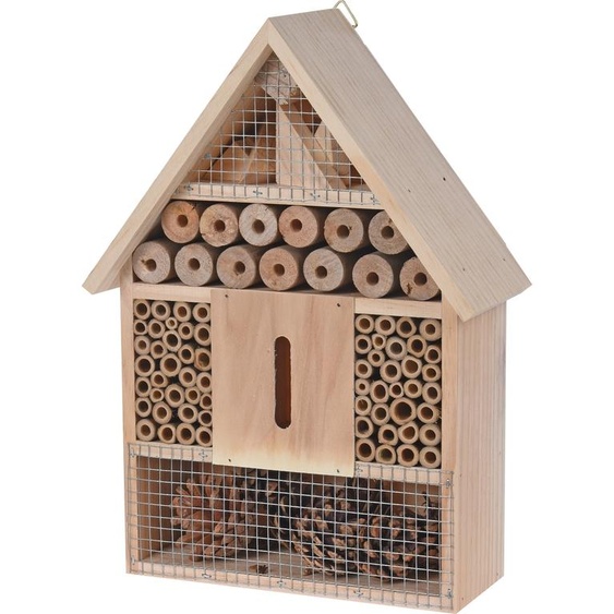 Hôtel à insectes en bois, 30cm