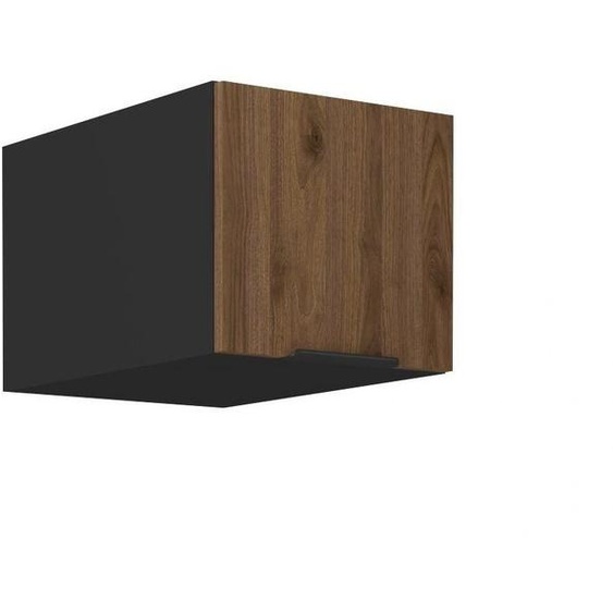 Hotte aspirante profonde TOVA - largeur 40 cm, noyer okapi / noir