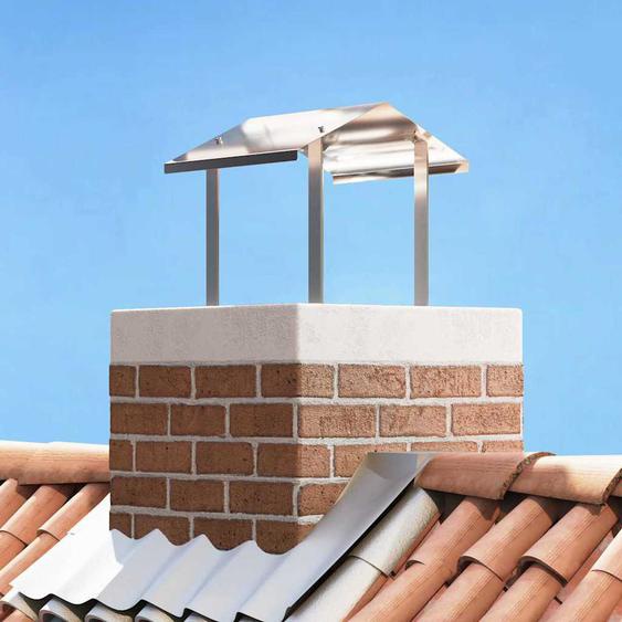 Hotte de cheminée Argenté 40 x 40 x 37,5 cm Acier inoxydable