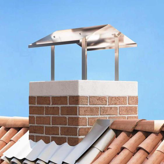 Hotte de cheminée Argenté 50 x 60 x 37 cm Acier inoxydable