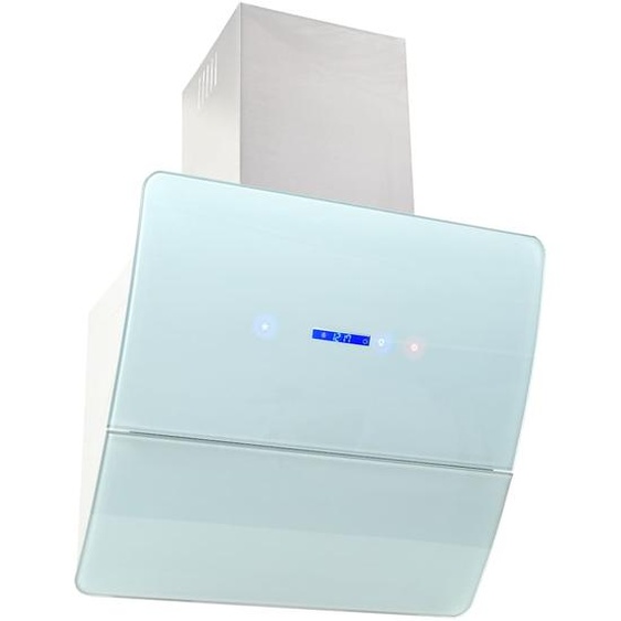 Hotte murale acier inoxydable 756 m³/h 60 cm blanc