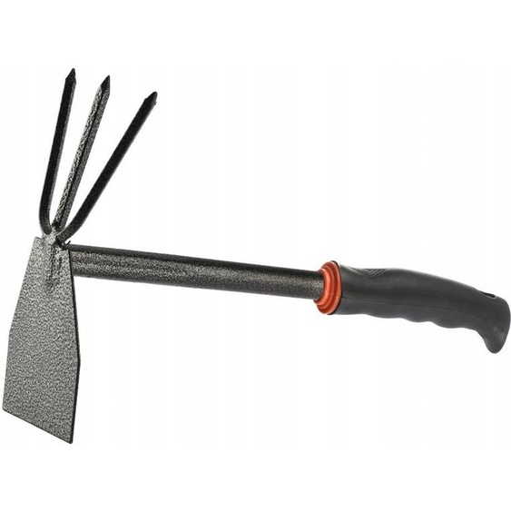 Houe de jardin en acier solide 34 cm