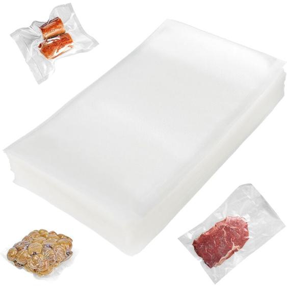 100 Sacs Sous Vide Alimentaire, Sachet Film Congelation Mise Poche Vide 15cm x 25cm pour Machine Vide , Compatible avec NImporte Quelle Scelleuse