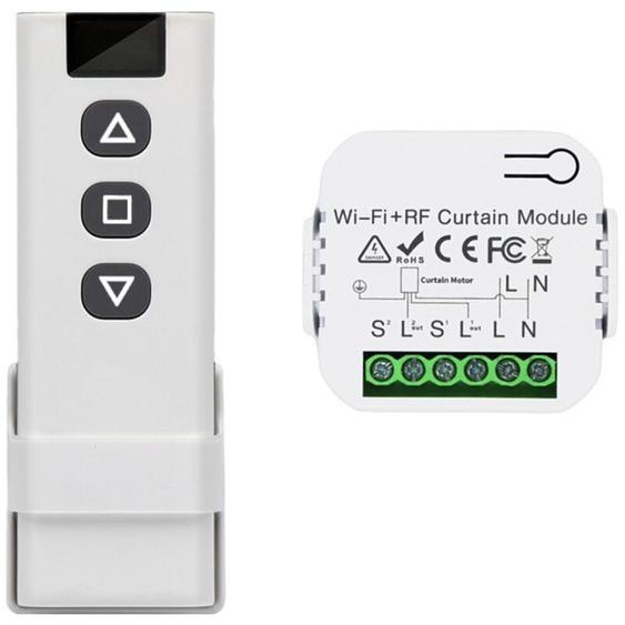 Houhence - Interrupteur Module Volet Roulant Sans Fil, Commutateur de Commande à Distance de Moteur ac sans Fil pour Volets Roulants Stores Stores