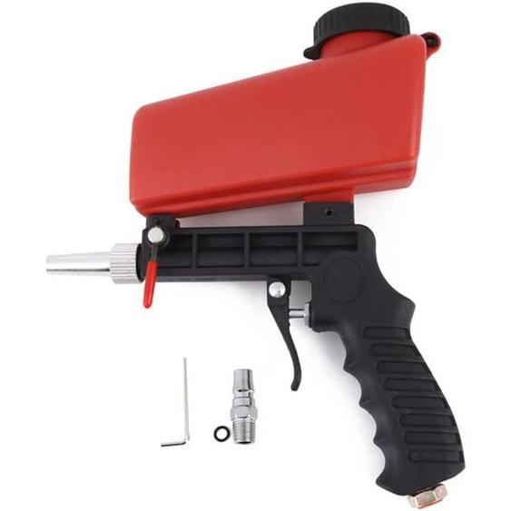 Houhence - Sableuse Pneumatiques Portable Pistolet à Sableuse Professionnel Pistolet Sablage Sableuse Pneumatiques Sandblaster pour Enlever Les