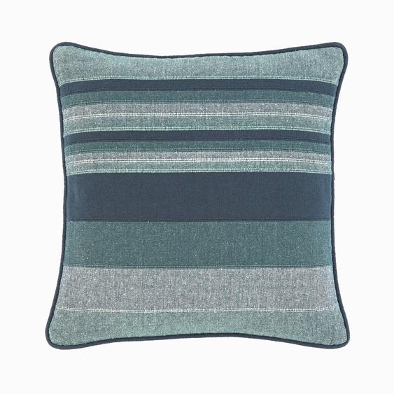Housse Coussin Multicolore Coton Tissage Artisanal - Lot De 2 -
