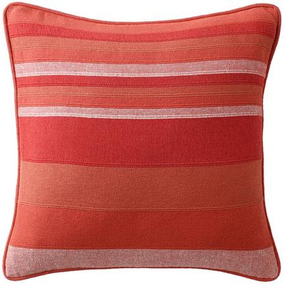 Housse Coussin Multicolore Coton Tissage Artisanal -