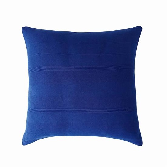 Housse Coussin Unie Coton Tissage Artisanal - Lot De 2 -