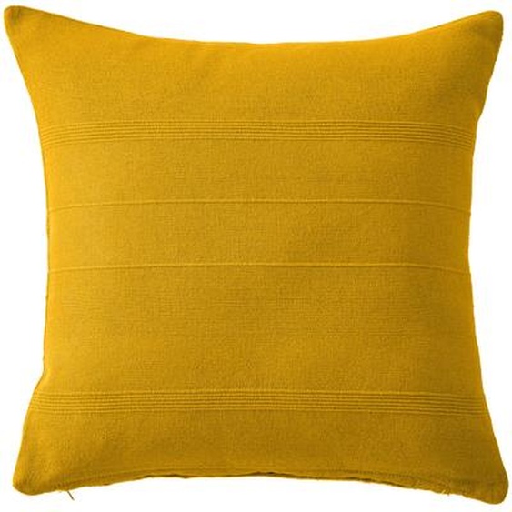 Housse Coussin Unie Coton Tissage Artisanal - Lot De 2 -