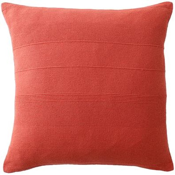 Housse Coussin Unie Coton Tissage Artisanal - Lot De 2 -