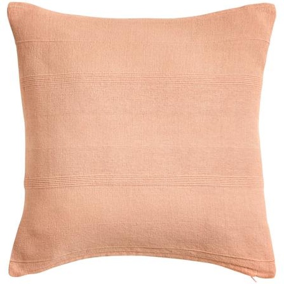 Housse Coussin Unie Coton Tissage Artisanal - Lot De 2 -