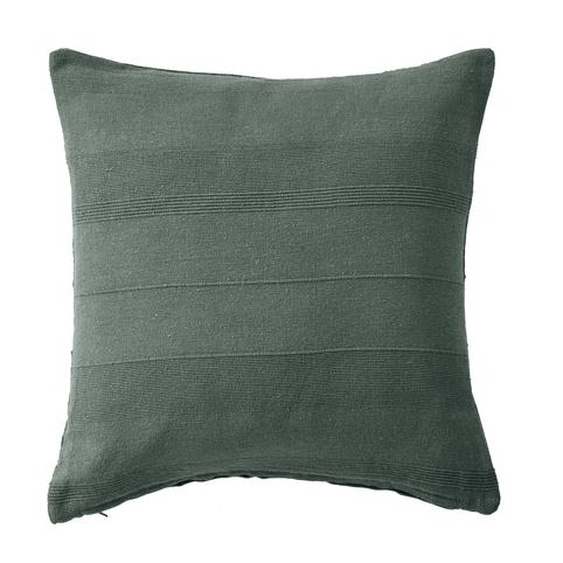 Housse Coussin Unie Coton Tissage Artisanal -