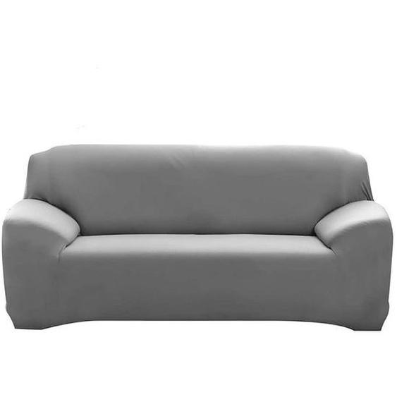 Housse de canapé 3 places Super stretch Gris 180 à 240cm
