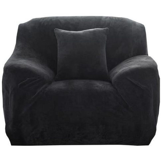 Housse de Canapé de protection 1 Places (90-140cm) - Velours Extensible Couverture de Canapé