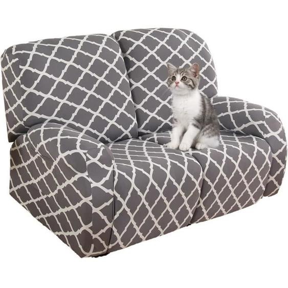 Housse de canapé inclinable Relax 2 places, housse de canapé lavable 6 pièces à motifs, housses de canapé de massage,C