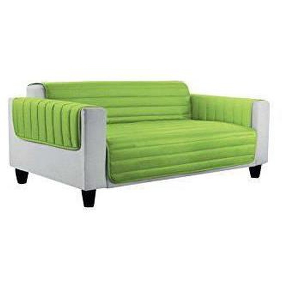 Housse de Canapé Lit en Microfibres Anti-Allergique Double Face Vert Pomme Microfibre Marine - Italian Bed Linen