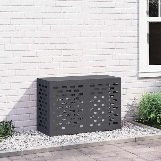 Housse de climatiseur Anthracite 90 x 40 x 60 cm Acier