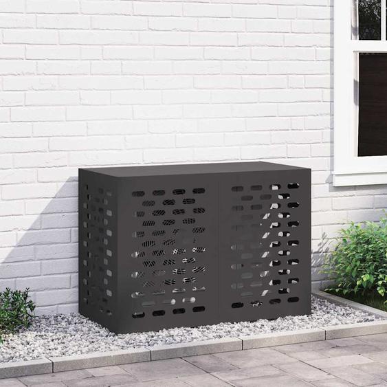 Housse de climatiseur Noir 100 x 50 x 70 cm Acier