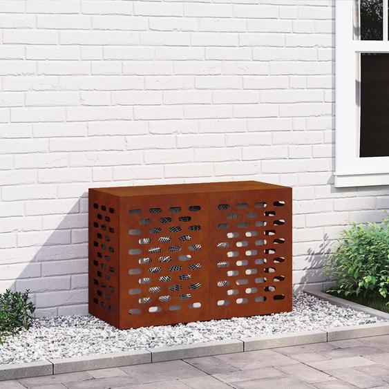 Housse de climatiseur Rouillé 90 x 40 x 60 cm Acier patiné