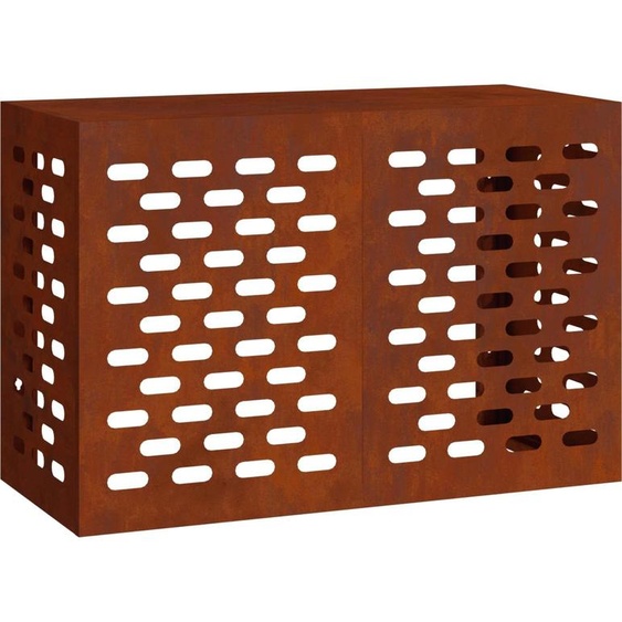 Housse de climatiseur Rouillé 90 x 40 x 60 cm Acier patiné