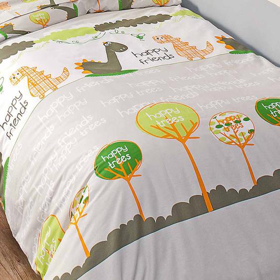 Housse de couette 140x200 cm 100% coton DINO