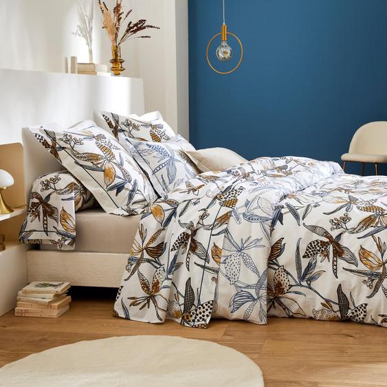 Housse de couette 260x240 cm coton PÉNÉLOPE beige Silice