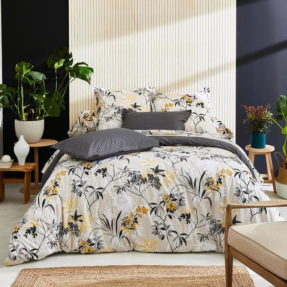 Housse de couette 280x240 cm percale 100% coton ASIA Beige