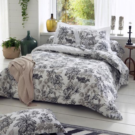 Housse de couette 280x240 cm satin de coton SAVANE blanc
