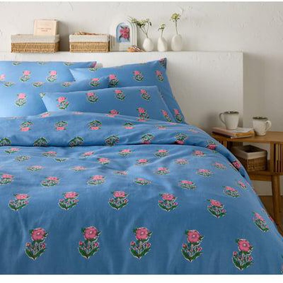 Housse de couette coton lin lavé, Alanis