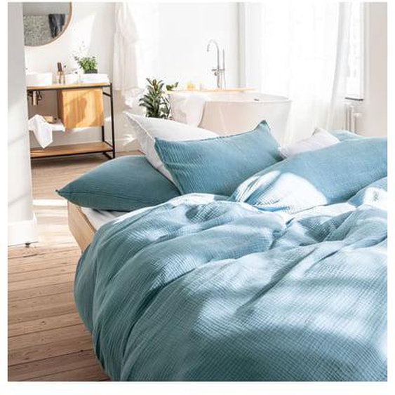 Housse de couette en gaze de coton, SIMPLEMENT GAUFRÉ