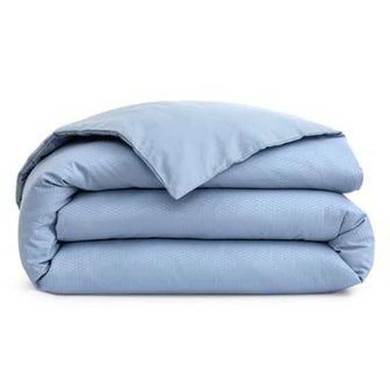 Housse de couette en satin de coton beige, Loft