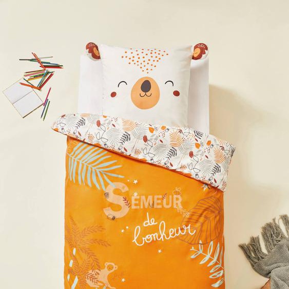 Housse De Couette Enfant + Taie Doreiller Goya Ocre