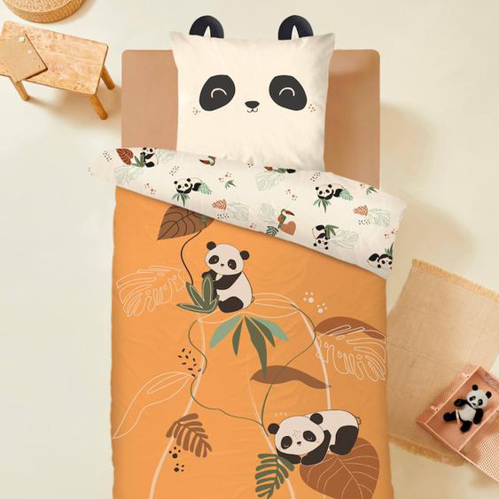 Housse De Couette Enfant + Taie Doreiller Nael Marron